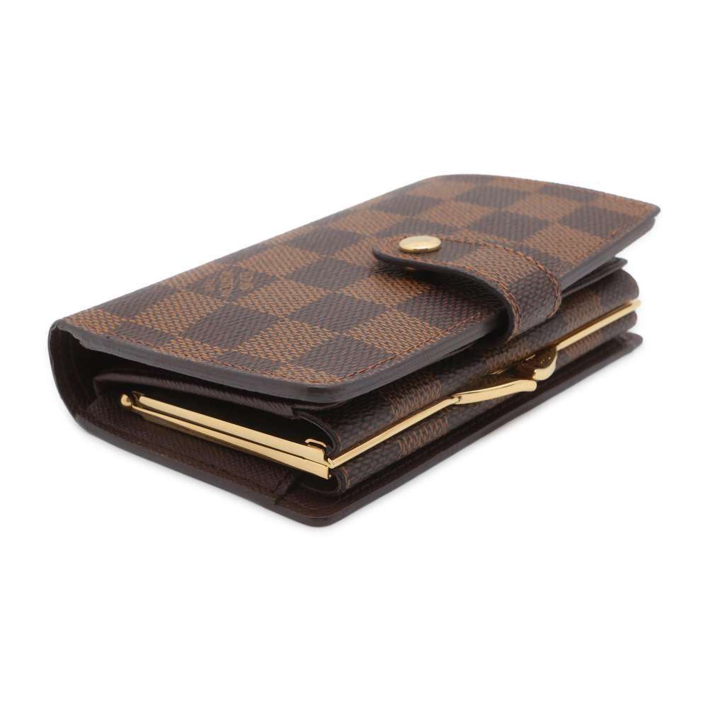 Louis Vuitton Portemonnaie Ebene Damier Viennois Brown Wallet Brown